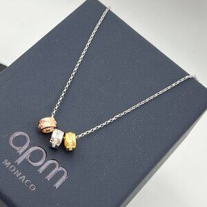 ✨APM Monaco Trio Bead Necklace